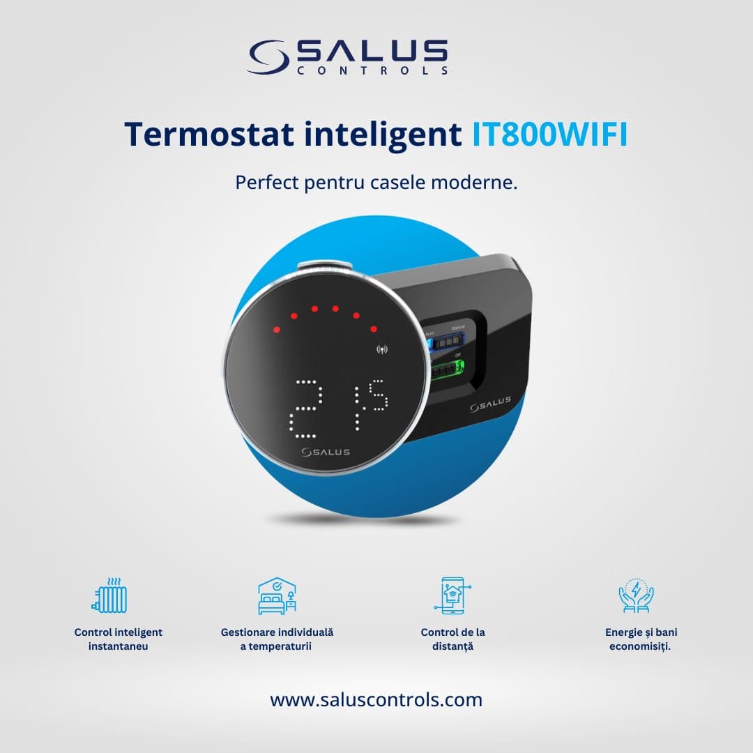 Sistema smart home Salus Controls con integrazione CRM ed ERP